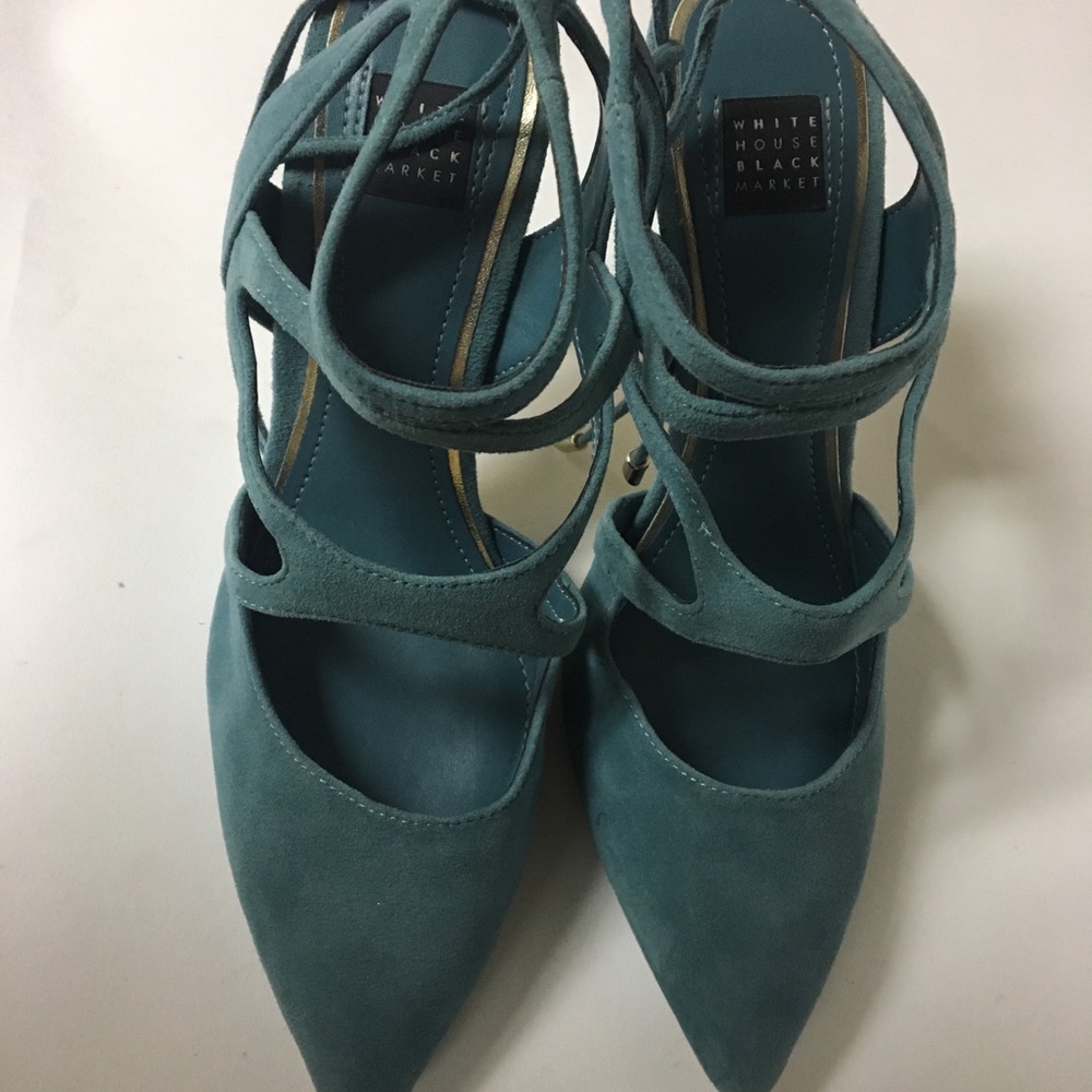 Suede heels